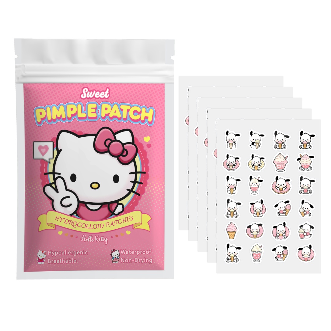 Skincare Moisturizer - 48/120PCS 헬로 키티 여드름 패치, 얼굴