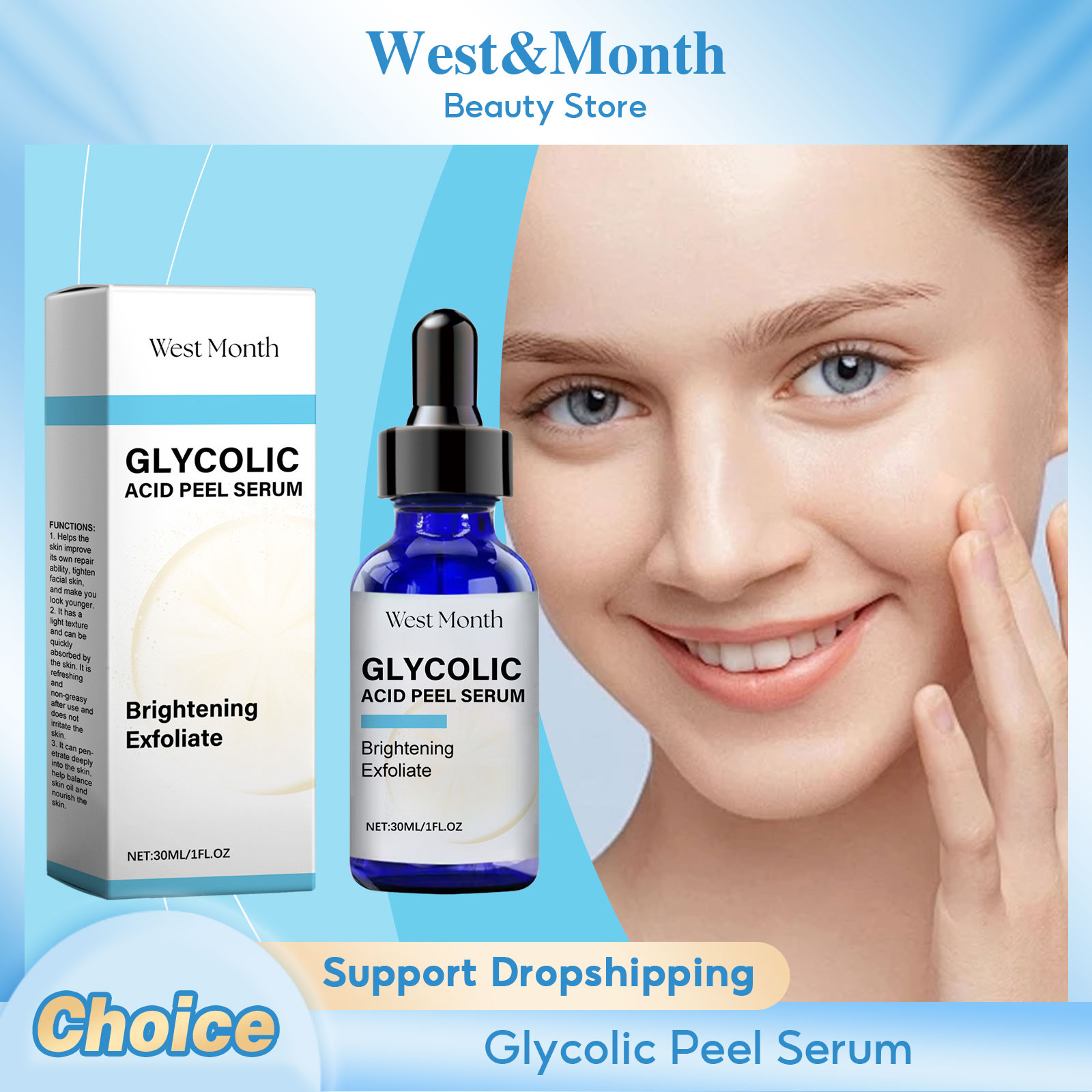 Lactic Acid Toner - 글리콜산 필 세럼 각질 제거 모공