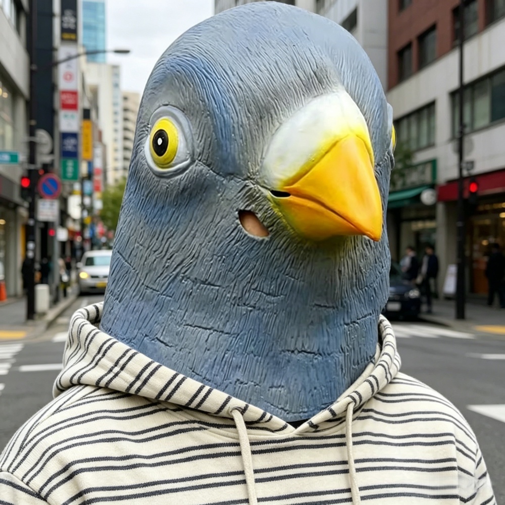 비둘기 마스크 의상 참신한 할로윈 의상 파티 새 머리  - Skincare Pigeon 리뷰 및 가격