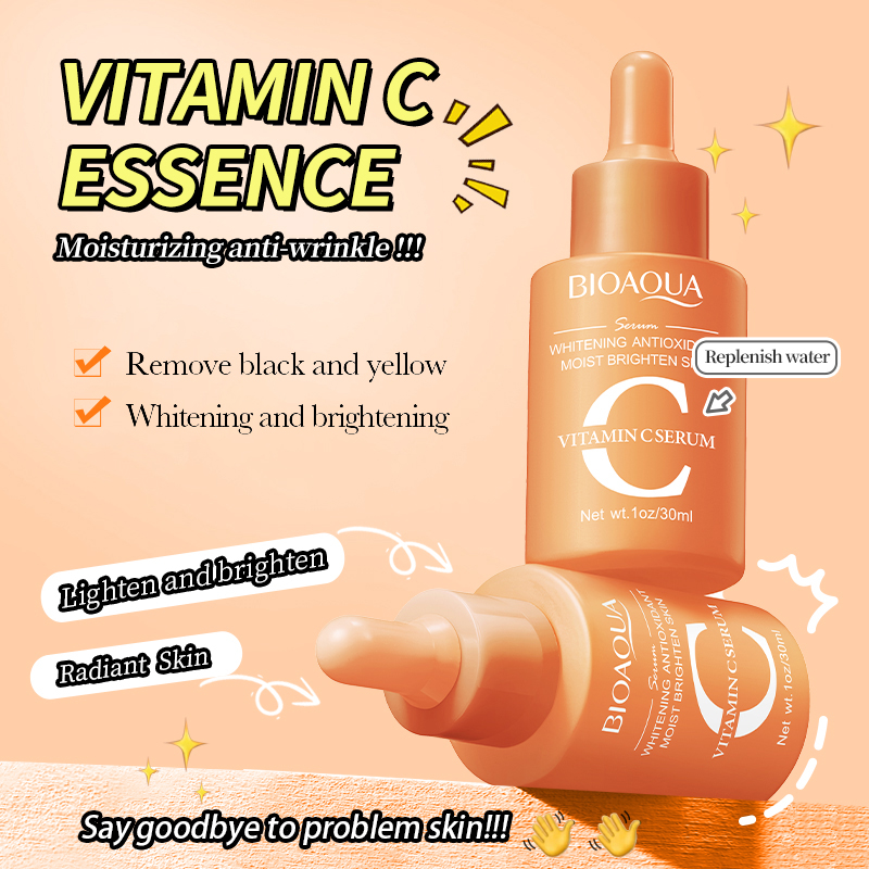 BIOAQUA 비타민 C 스킨 케어 키트 모이스춰 라이 - Caffeine Eye Serum 리뷰 및 가격