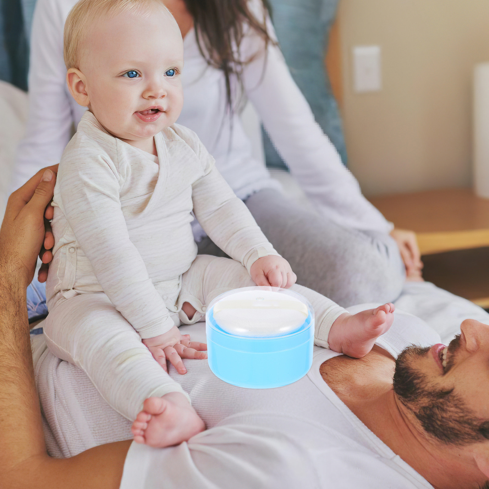 베이비 파우더 퍼프 컨테이너 휴대용 탈컴 파우더 케이스 - Skincare Newborn 리뷰 및 가격