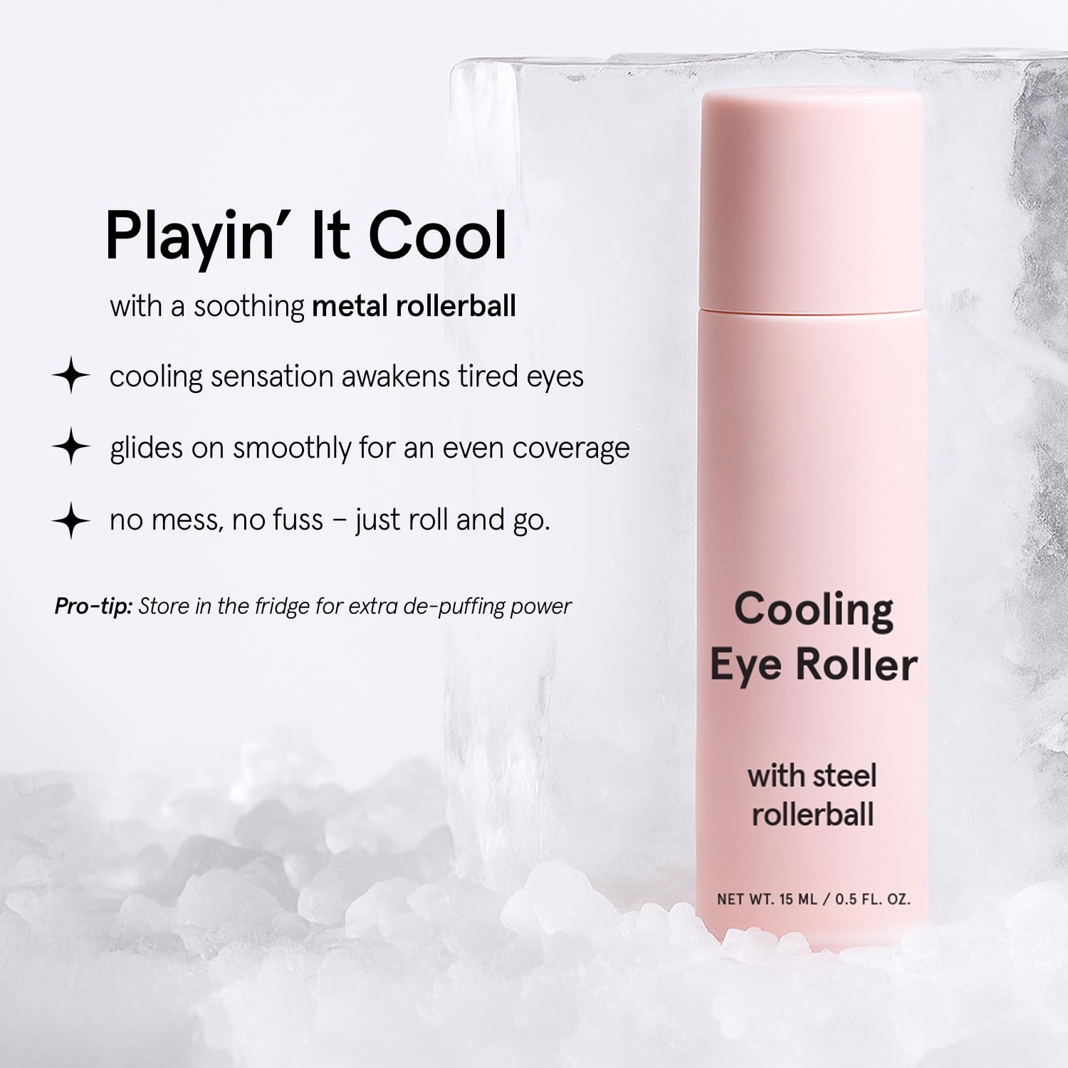 쿨링 메탈 롤러볼이 있는 아이 세럼 오일 언더 아이 브 - Caffeine Eye Serum 리뷰 및 가격