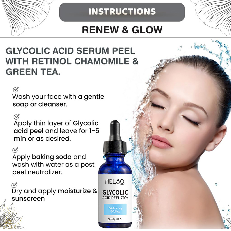 70% 글리콜산 세럼 필링 추출물, 주름, 여드름 흉터 - Lactic Acid Toner 리뷰 및 가격