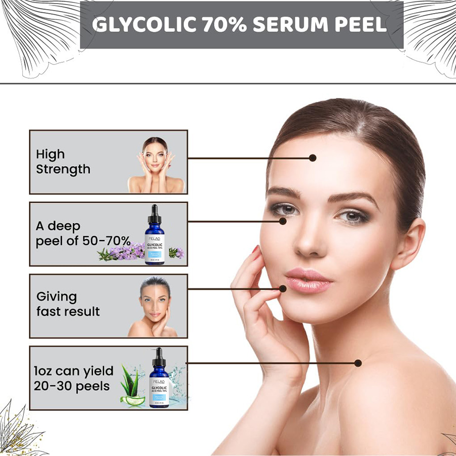 70% 글리콜산 세럼 필링 추출물, 주름, 여드름 흉터 - Lactic Acid Toner 리뷰 및 가격